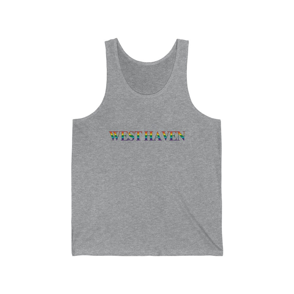 West Haven Rainbow Unisex Jersey Tank