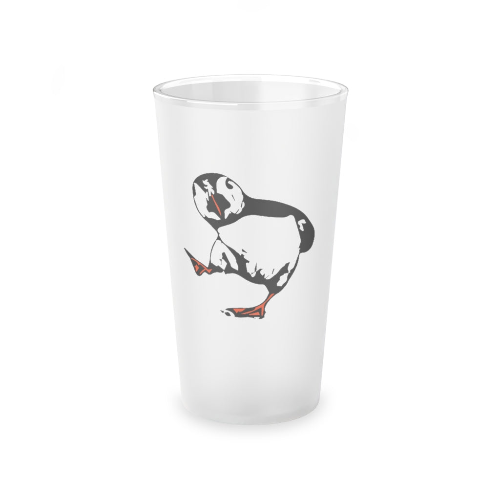 Puffin pint glass