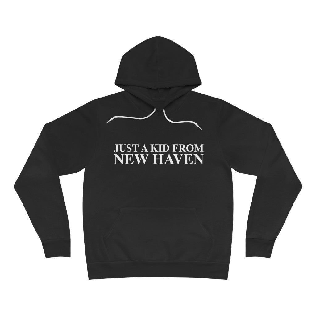 Just a kid from New Haven Unisex Sponge Fleece Pullover Hoodie