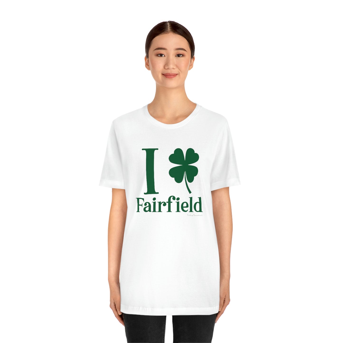 I Clover Fairfield (Green) Unisex Jersey Short Sleeve Tee