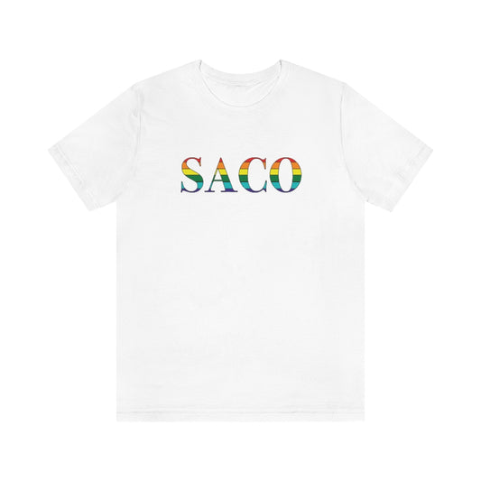 Saco Rainbow Unisex Jersey Short Sleeve Tee