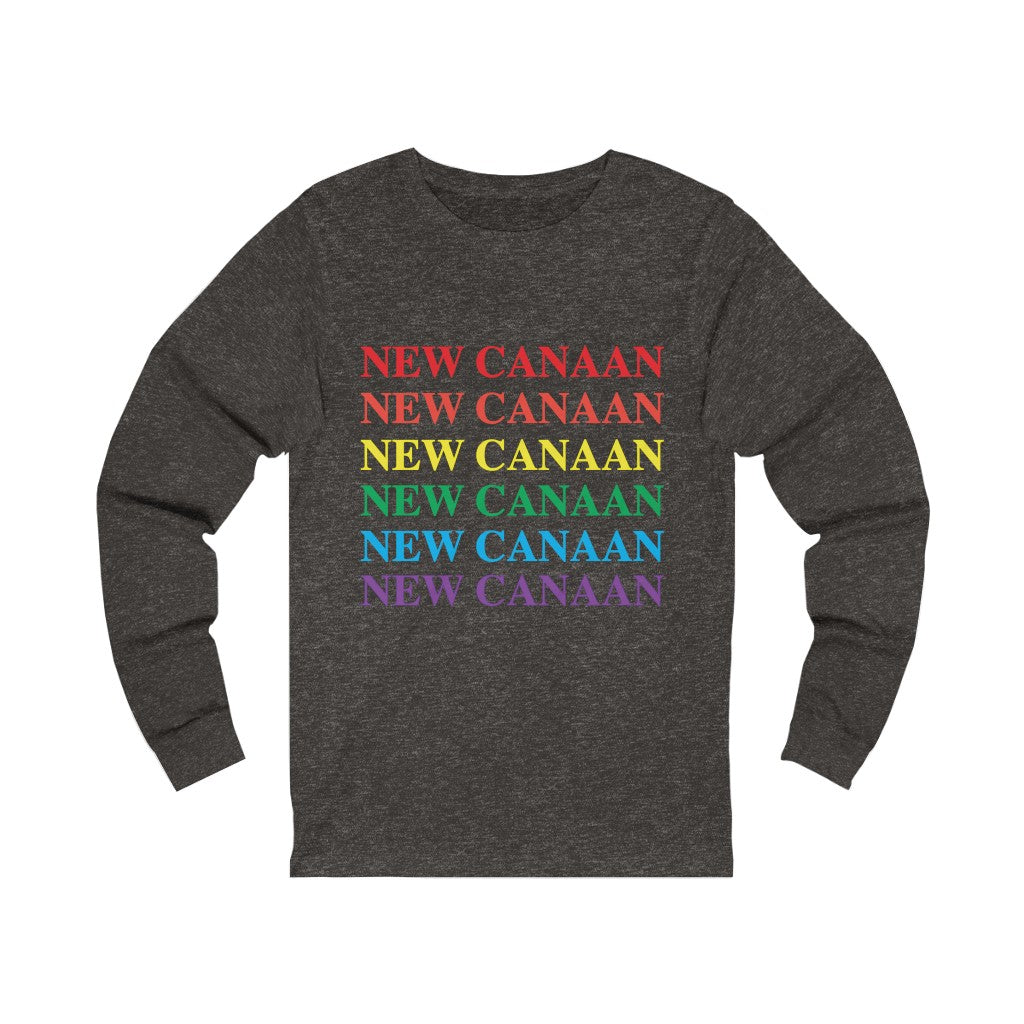 New Canaan pride long sleeve tee shirt