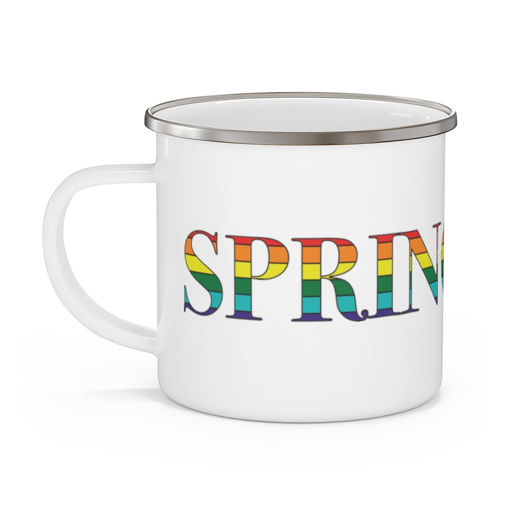 Springfield Rainbow Enamel Camping Mug