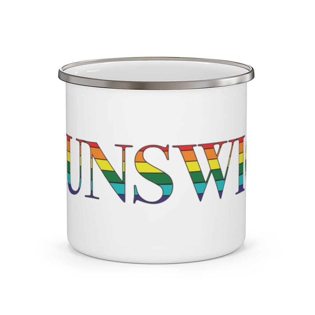 Brunswick Rainbow Enamel Camping Mug