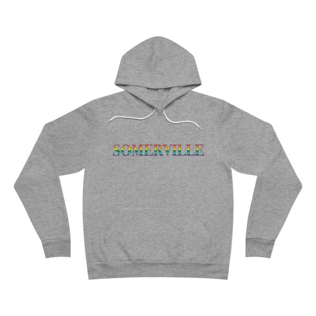 Somerville Rainbow Unisex Sponge Fleece Pullover Hoodie