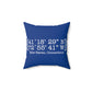 New Haven Coordinates Spun Polyester Square Pillow