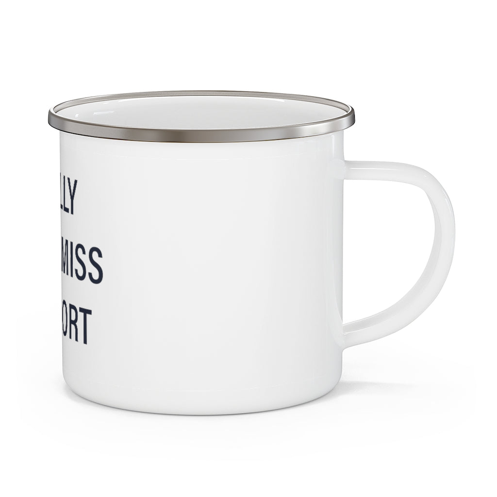 I Really Really Miss Westport Enamel Camping Mug