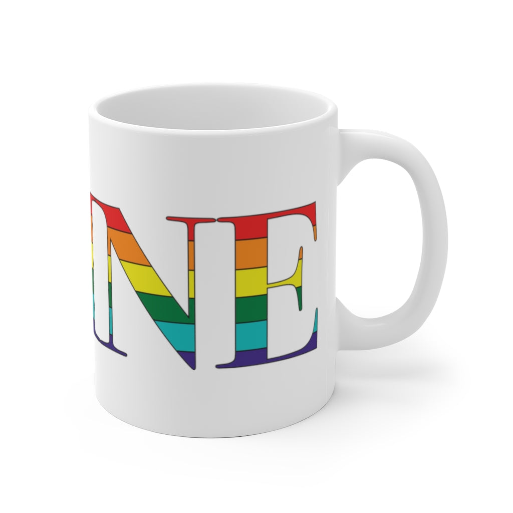 Maine Pride White Ceramic Mug