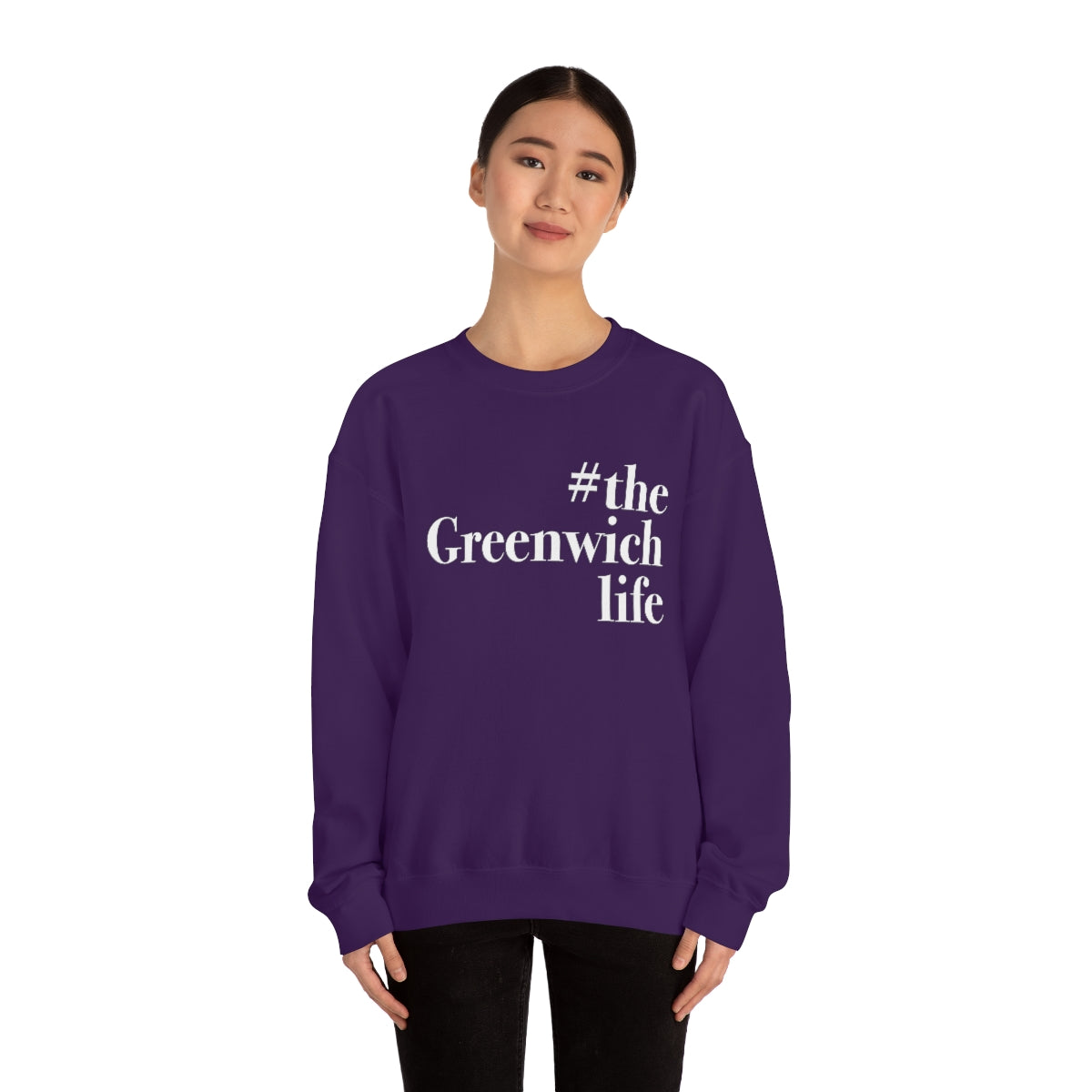 #thegreenwichlife Unisex Heavy Blend™ Crewneck Sweatshirt