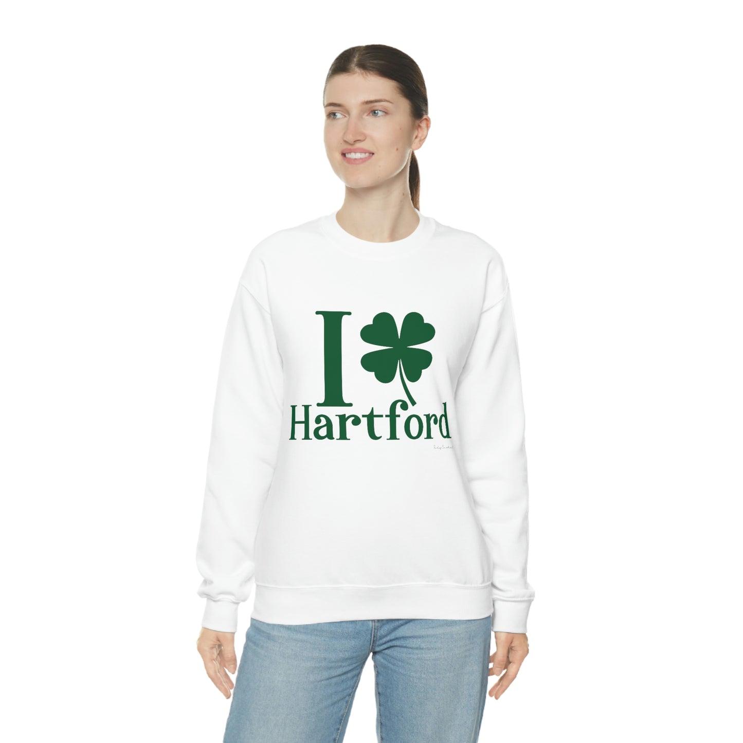 I Clover Hartford Unisex Heavy Blend™ Crewneck Sweatshirt