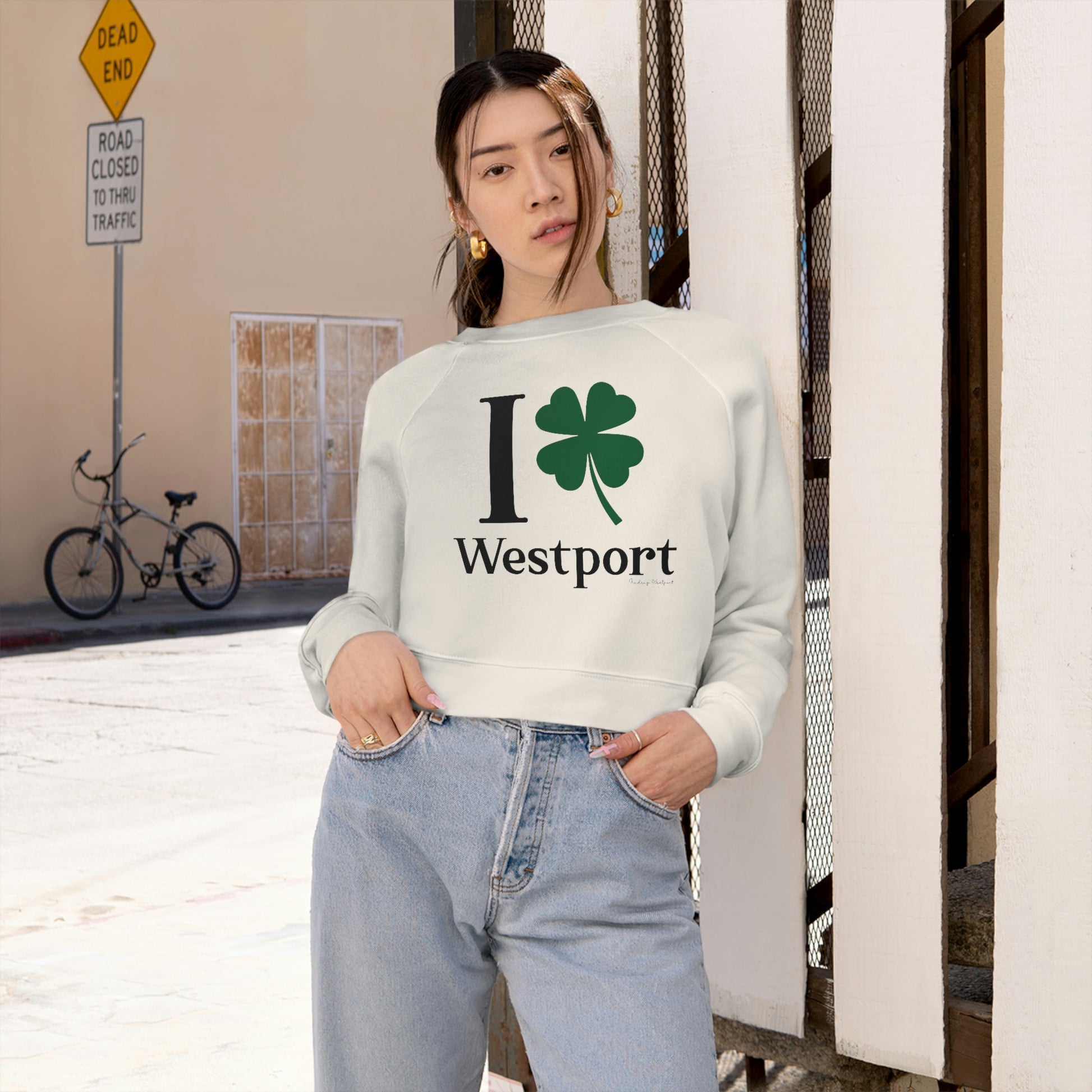 westport connecticut st patricks day shirt, i clover westport