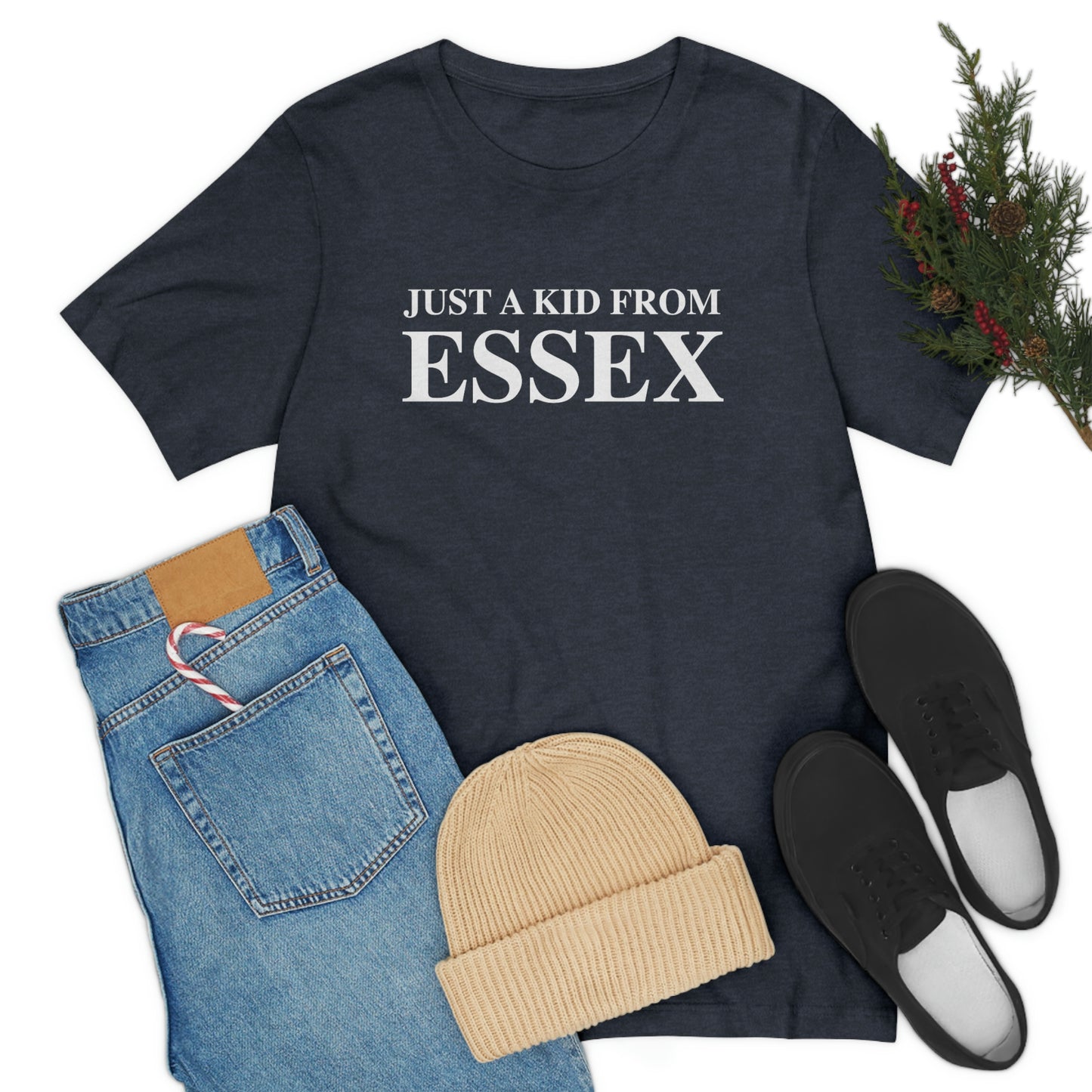 Just a kid from Essex Unisex Jersey Short Sleeve Tee