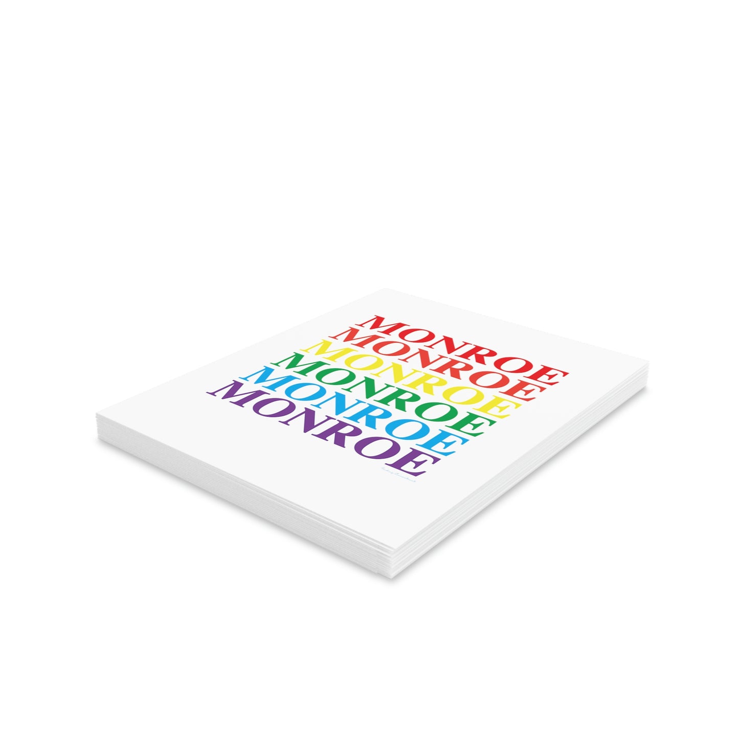 Monroe Pride Greeting Cards (8, 16, and 24 pcs)