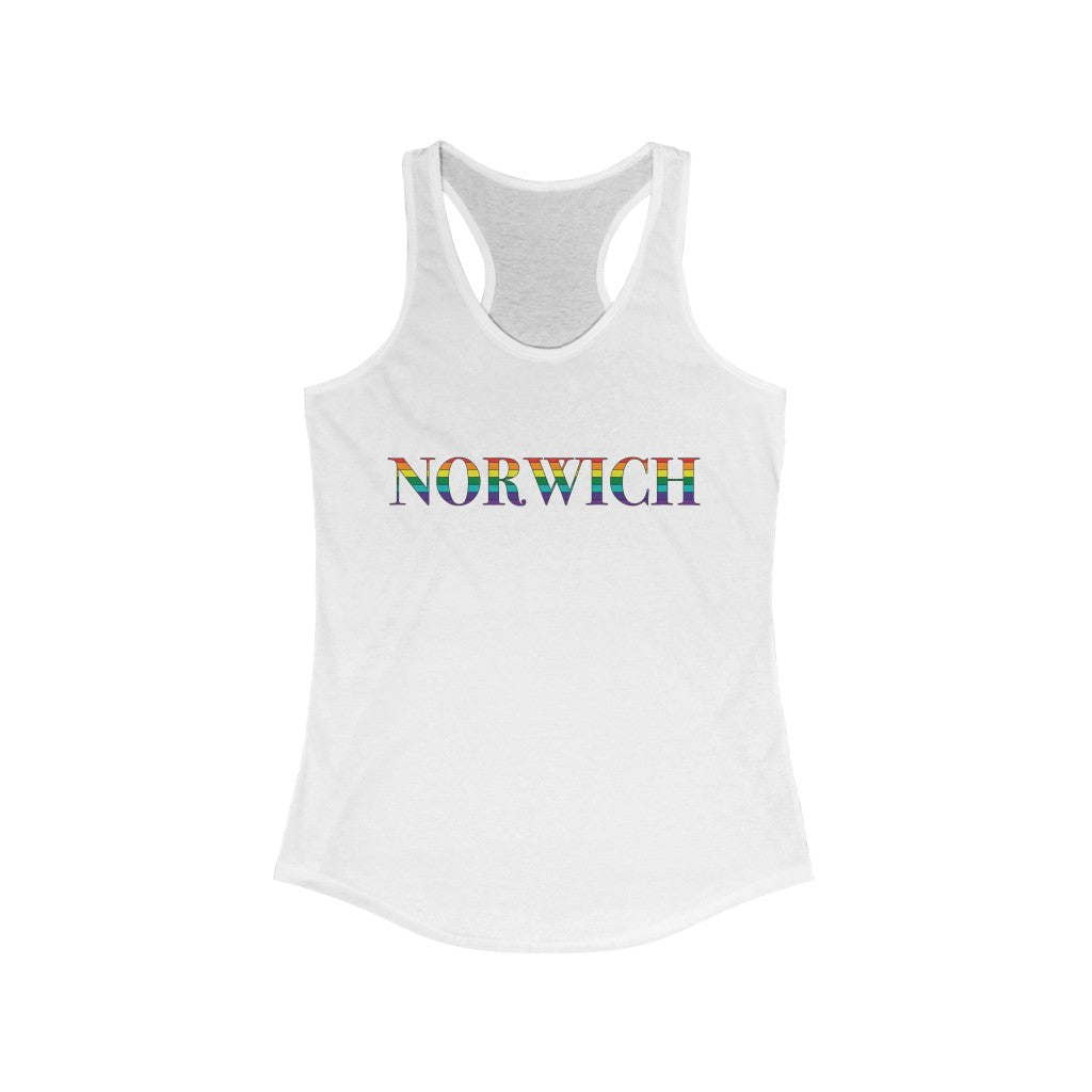 Norwich Rainbow Women's Ideal Racerback Tank