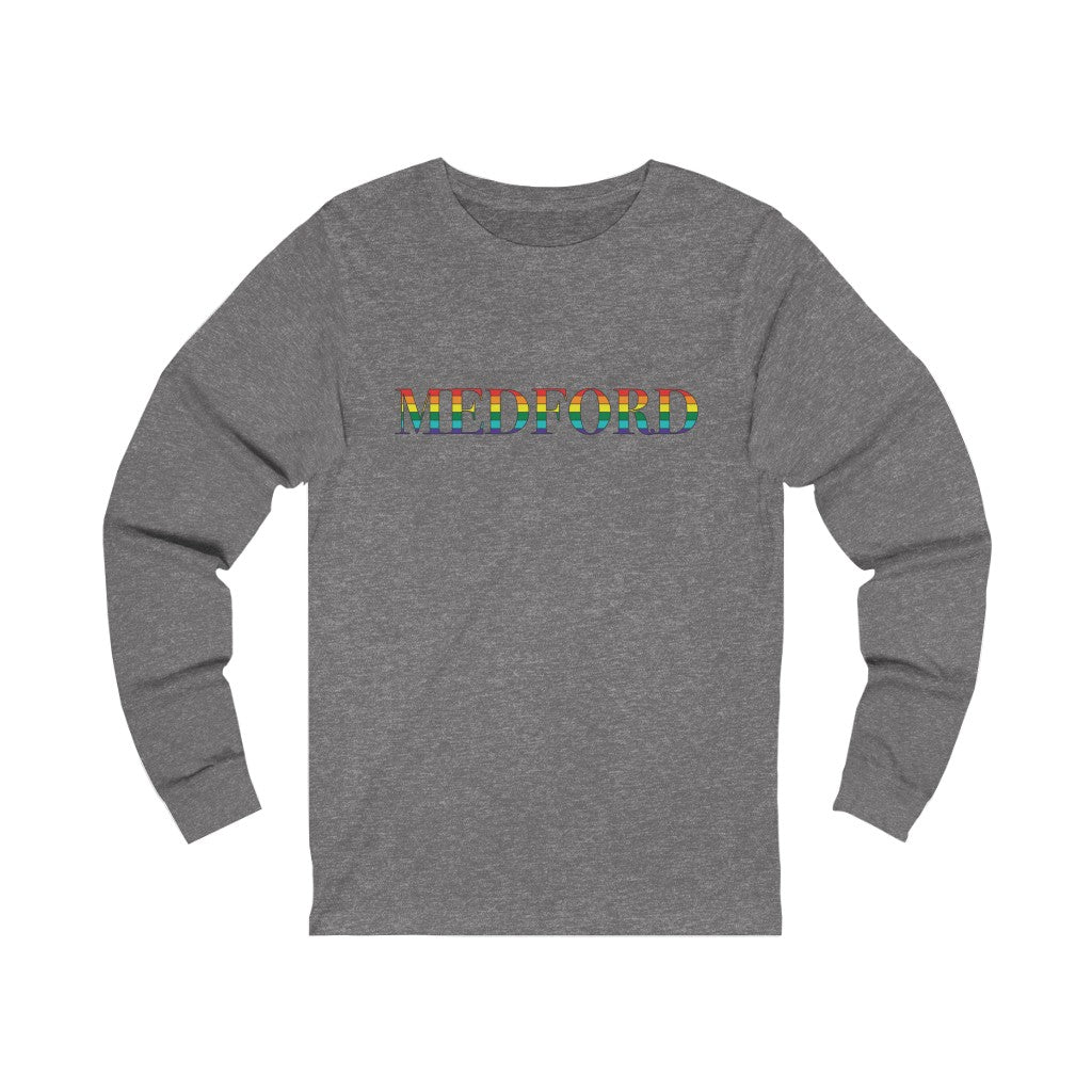 Medford Rainbow Unisex Jersey Long Sleeve Tee