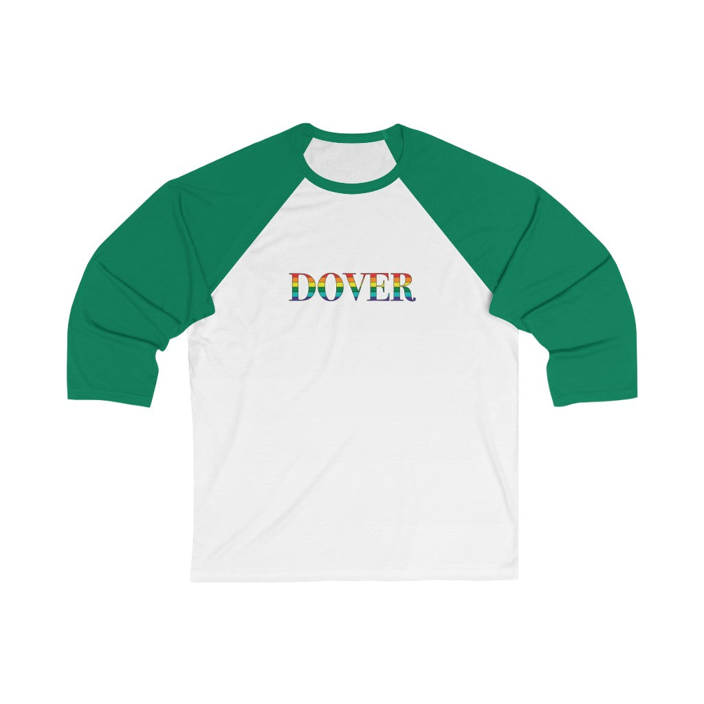 Dover Rainbow Unisex 3\4 Sleeve Baseball Tee