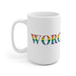 Worchester Rainbow White Ceramic Mug