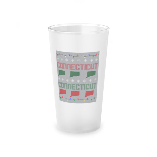 Connecticut ugly holiday drinkware