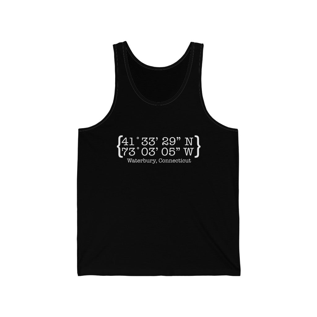 Waterbury Coordinates Unisex Jersey Tank