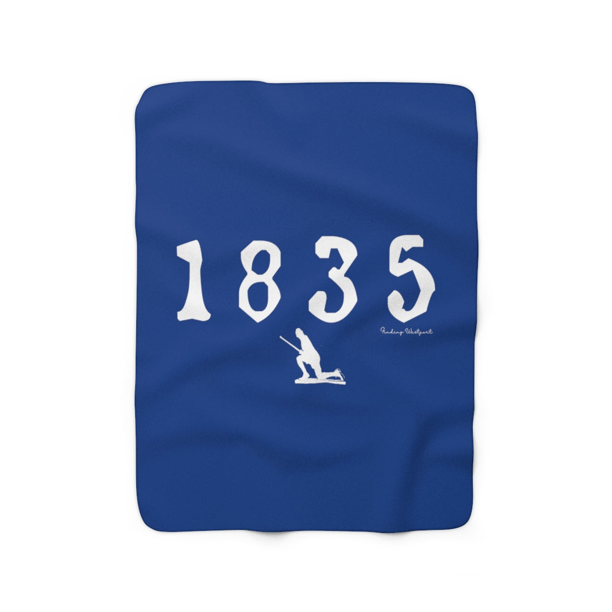 1835 Westport - White Sherpa Fleece Blanket