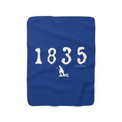 1835 Westport - White Sherpa Fleece Blanket