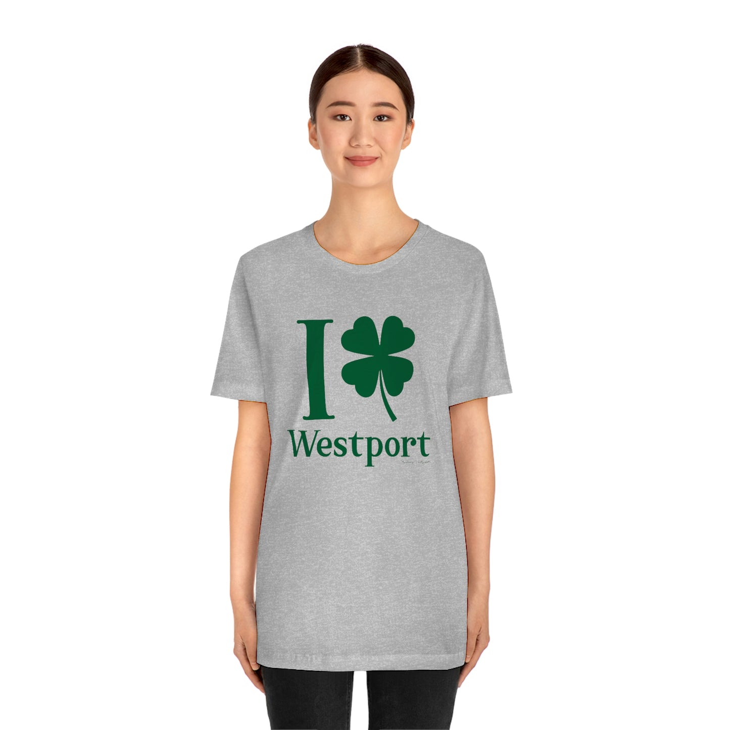 I Clover Westport (Green) Unisex Jersey Short Sleeve Tee