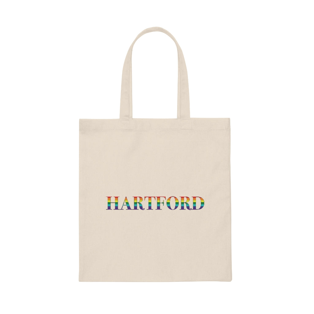 Hartford Rainbow  Canvas Tote Bag