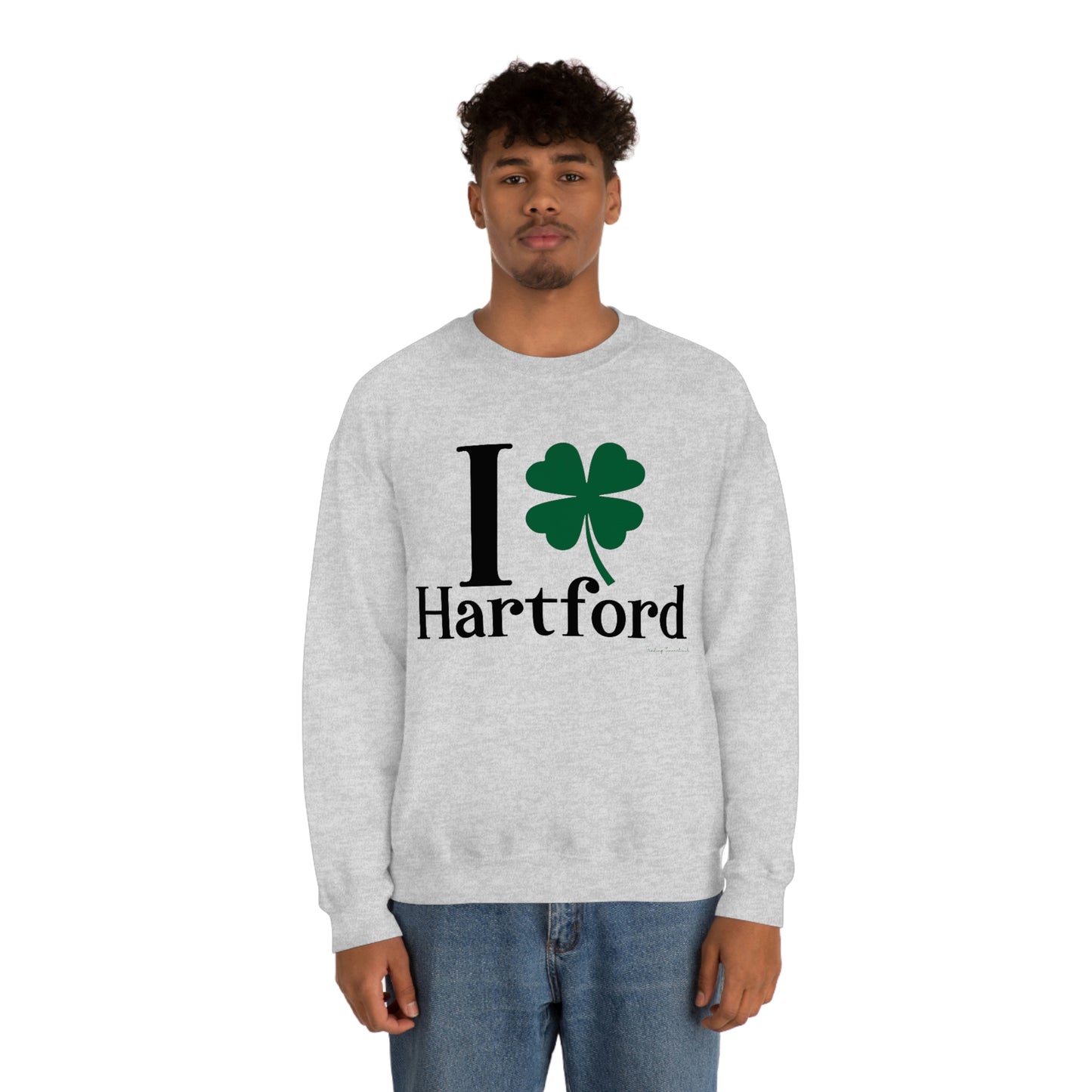 I Clover Hartford Unisex Heavy Blend™ Crewneck Sweatshirt