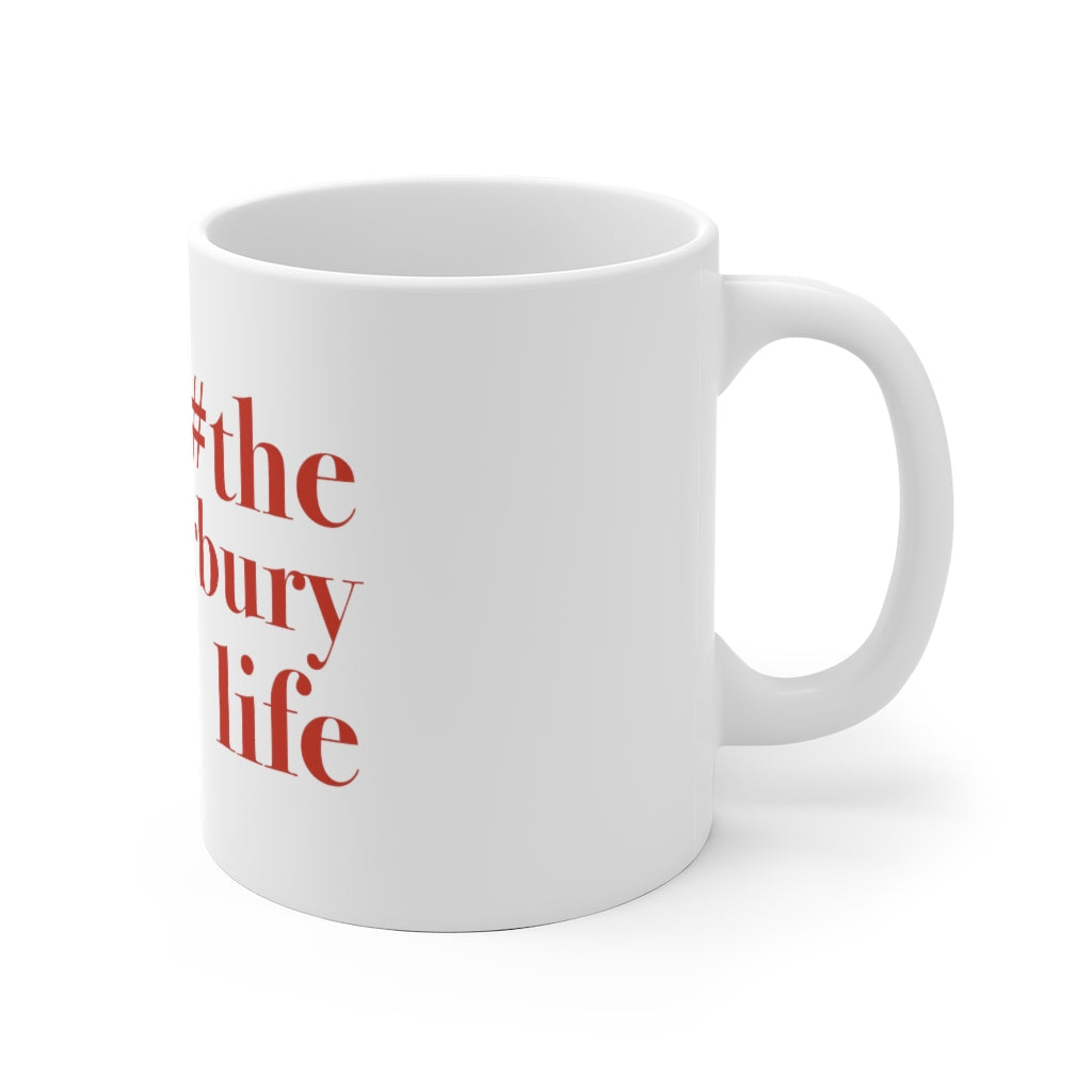 #thewaterburylife White Ceramic Mug