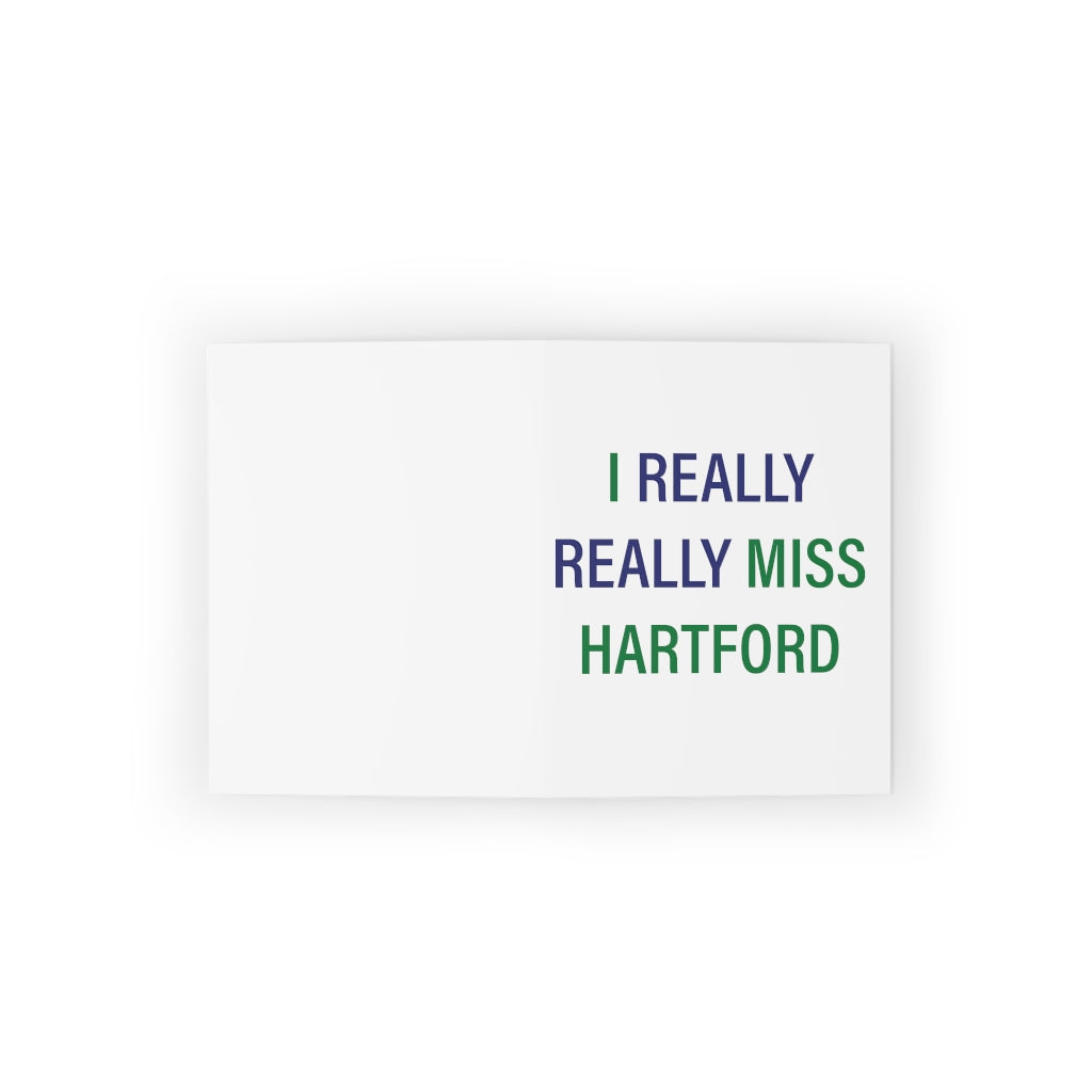 I Really Really Miss Hartford Enamel Camping Mug    Proceeds of this collection go to help Finding Connecticut’s website and brand. Free USA shipping.  Click here to go back to our home page