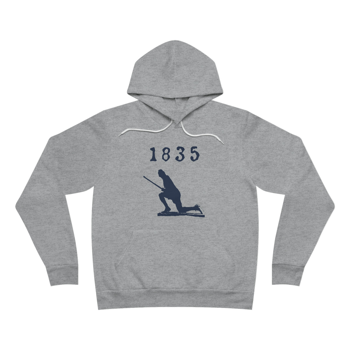 1835 Westport - Large Minuteman Unisex Sponge Fleece Pullover Hoodie