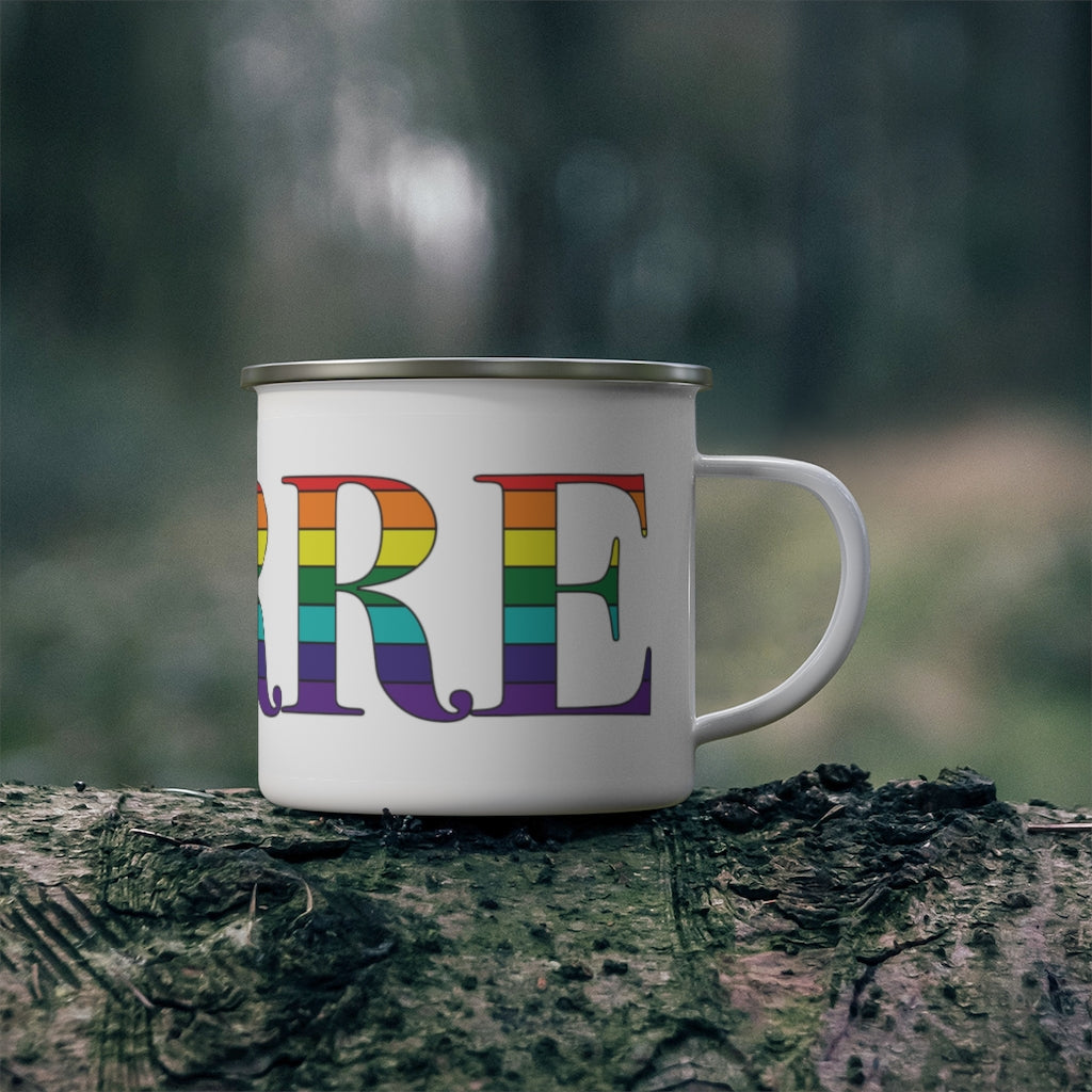 Barre Rainbow Enamel Camping Mug