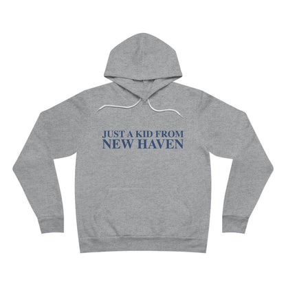 Just a kid from New Haven Unisex Sponge Fleece Pullover Hoodie