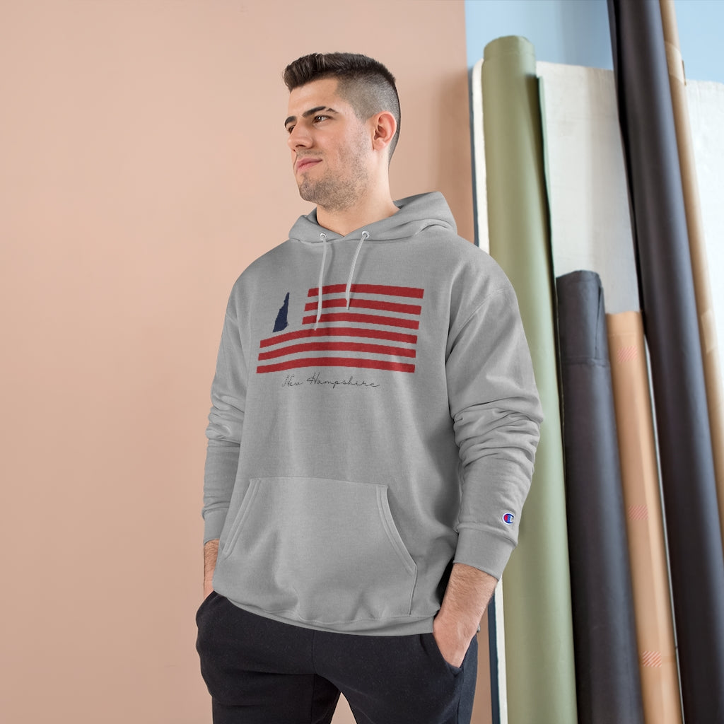 New Hampshire flag hoodie, tee shirts, shirts, apparel, sweatshirts, mugs and gifts. Proceeds go to help build Finding Connecticut and the Finding New England Brand • New Hampshire apparel • Free USA shipping on all products. 