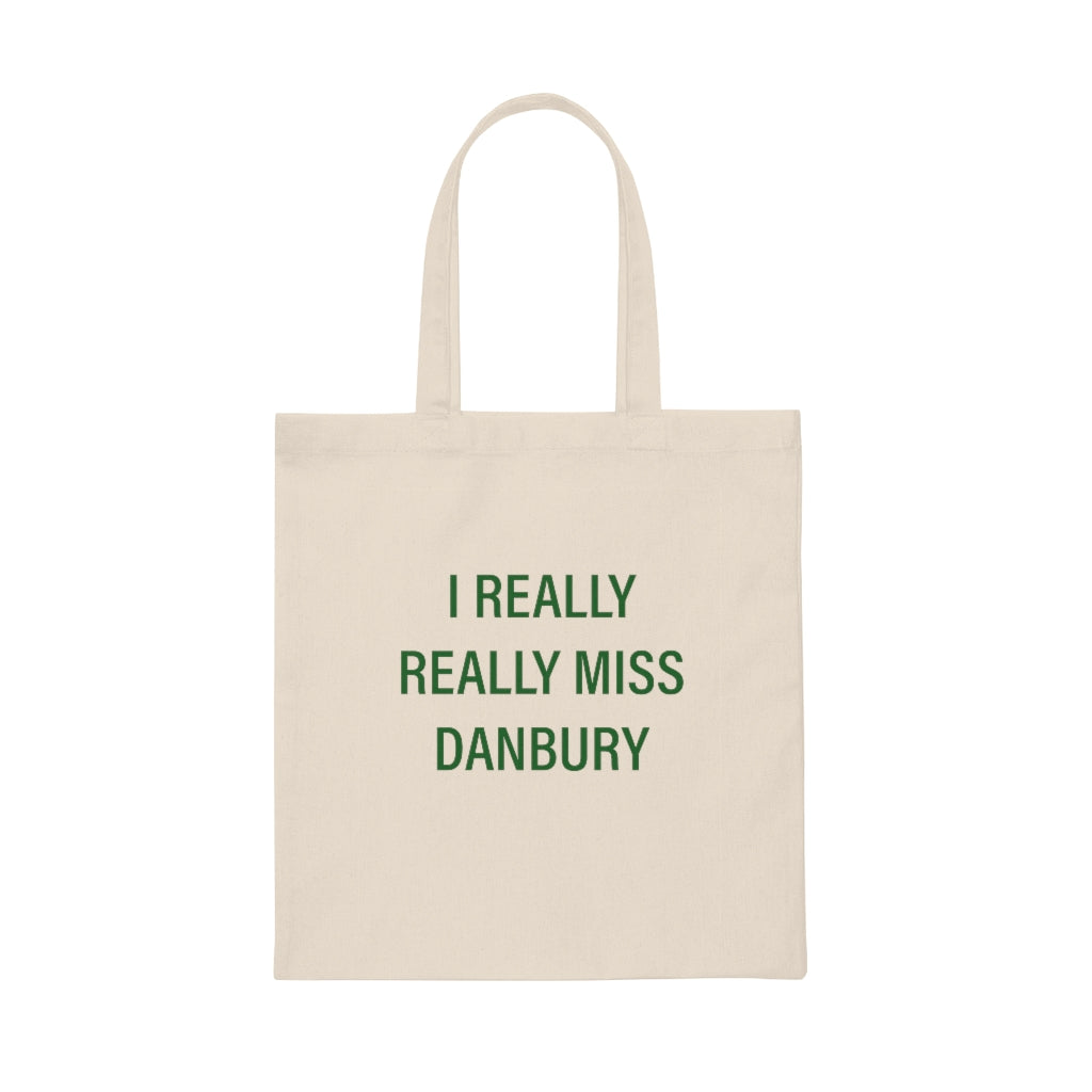 Danbury connecticut tote bag, I really really miss danbury ct tote bag