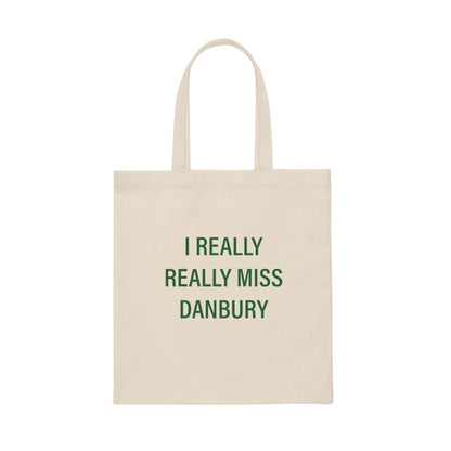 Danbury connecticut tote bag, I really really miss danbury ct tote bag