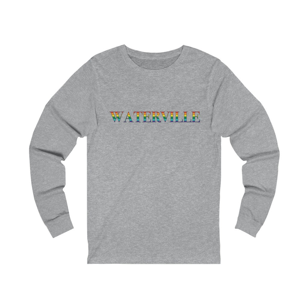 Waterville Rainbow Unisex Jersey Long Sleeve Tee