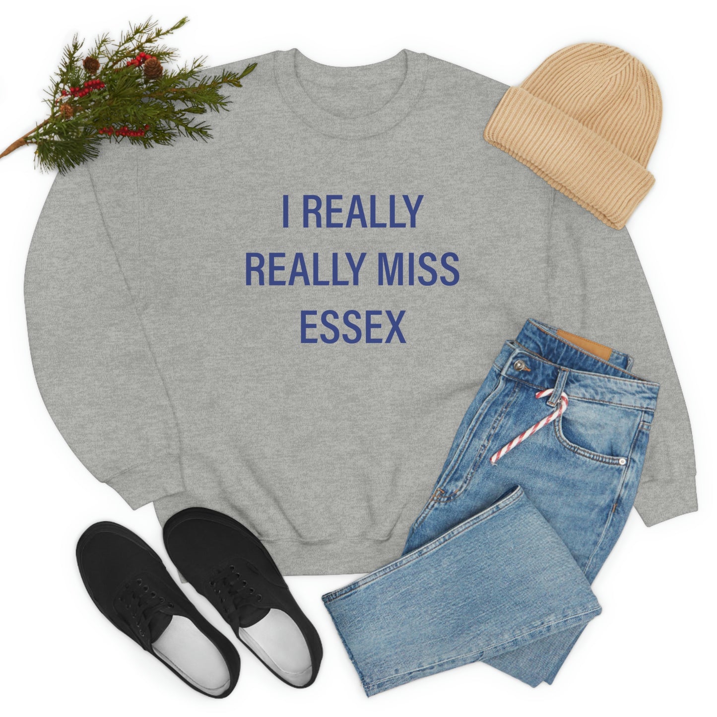 I Really Really Miss Essex Unisex Heavy Blend™ Crewneck Sweatshirt