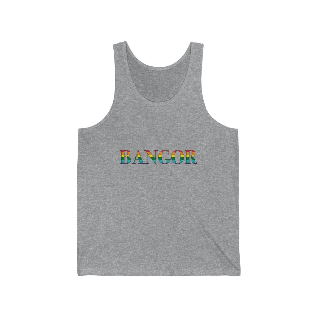 Bangor Rainbow Unisex Jersey Tank