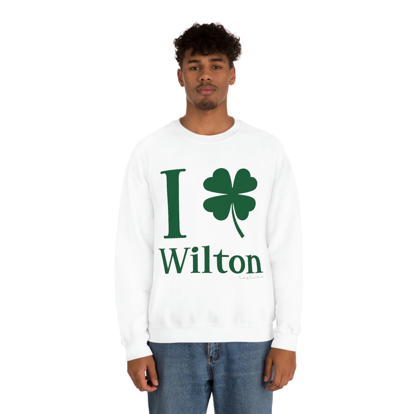 I Clover Wilton (Green)   Unisex Heavy Blend™ Crewneck Sweatshirt