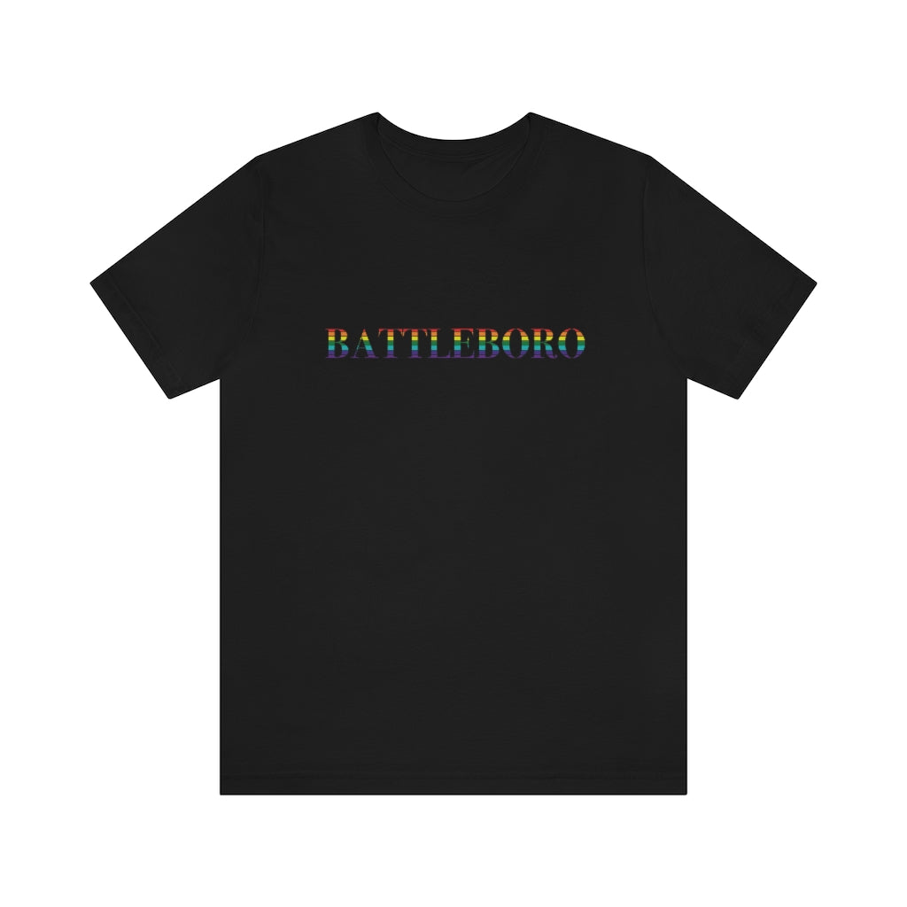 Battleboro Rainbow Unisex Jersey Short Sleeve Tee