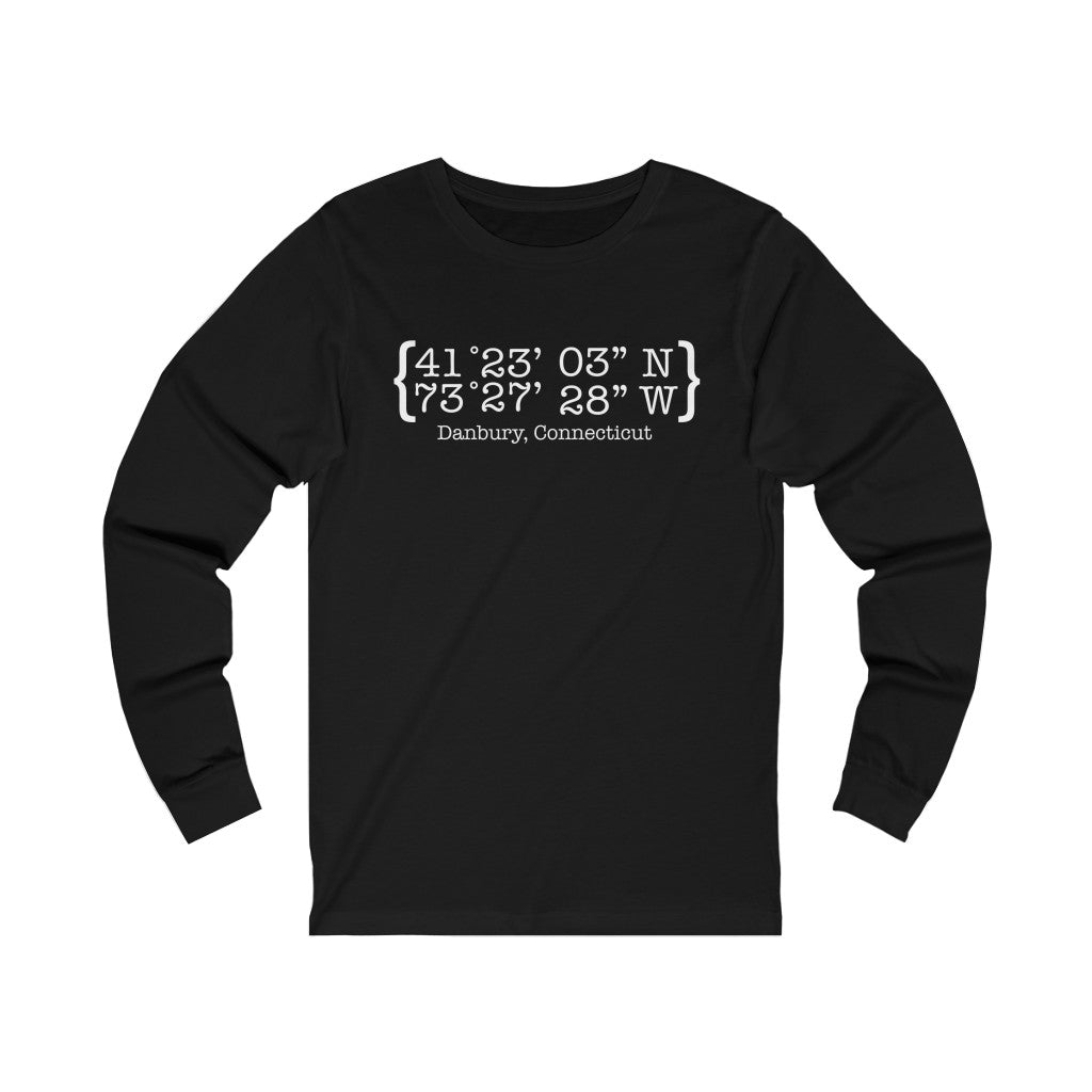 Danbury connecticut coordinates long sleeve tee shirt