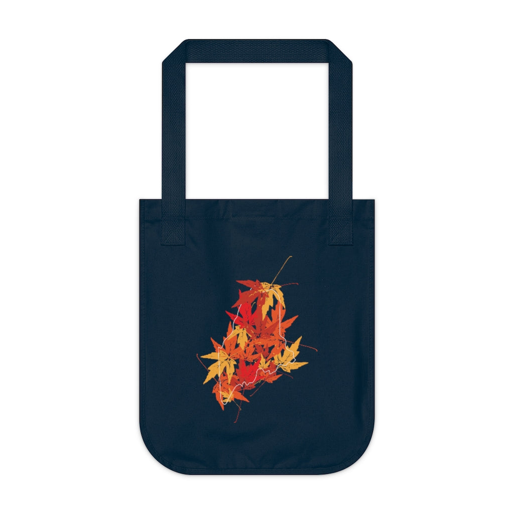 maine leave tote bag