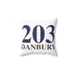 203 Danbury  Spun Polyester Square Pillow