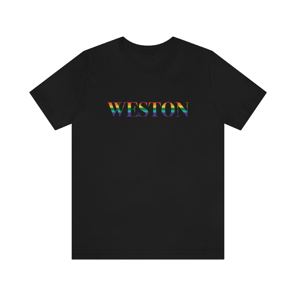 Do you have Weston Pride? Weston, Connecticut apparel and gifts including mugs including LGBTQ inspired apparel and gifts. 10% of pride sales are donated to a Connecticut LGBTQ organization. Free shipping! 