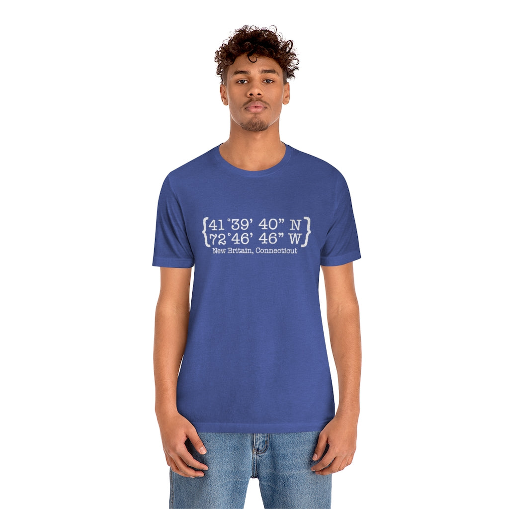 New Britain Coordinates Unisex Jersey Short Sleeve Tee