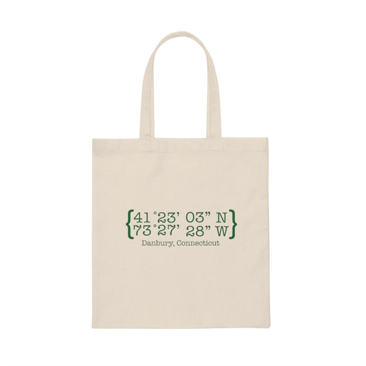 danbury ct coordinates tote bag