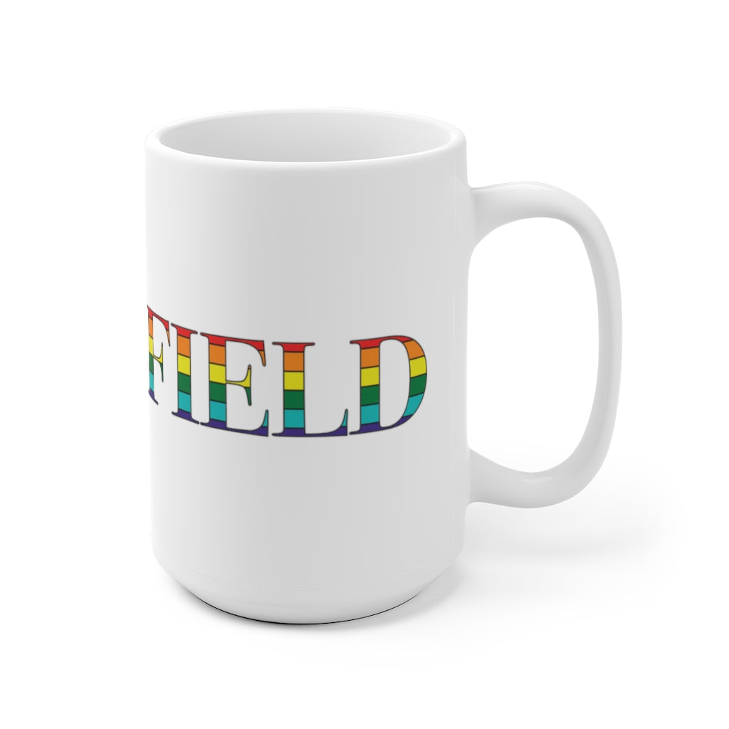 Springfield Rainbow White Ceramic Mug