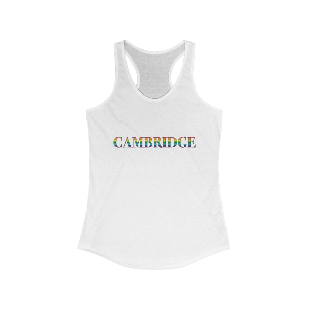 Cambridge Rainbow Women's Ideal Racerback Tank