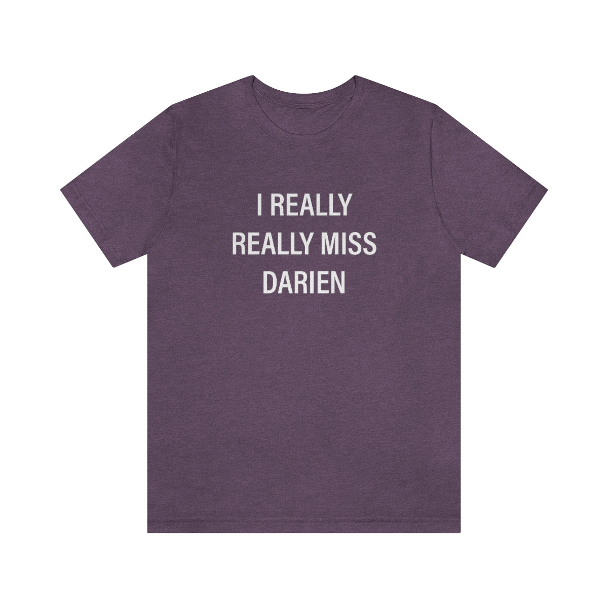 I Really Really Miss Darien Unisex Jersey Short Sleeve Tee